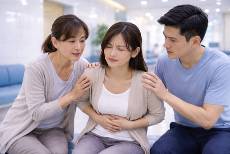 อาการปวดท้อง ท้องเสีย แน่นท้อง แสบท้อง