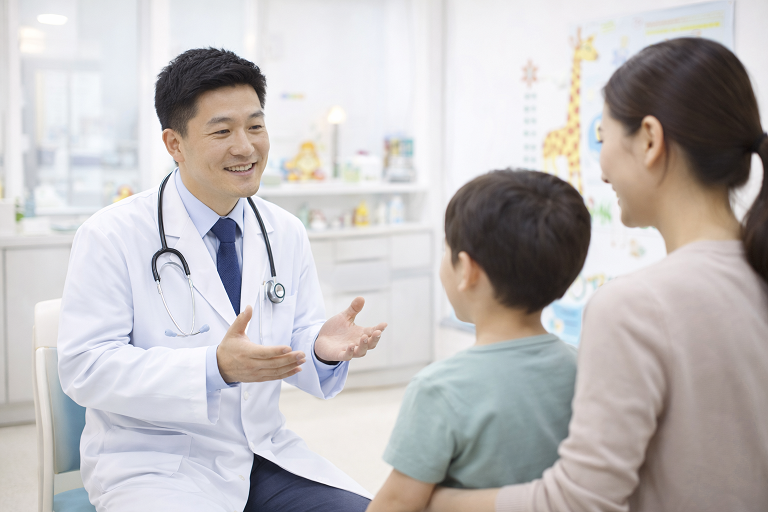 คลินิกผิวหนังเด็ก AIH อยุธยา บรรยากาศห้องตรวจสะอาด