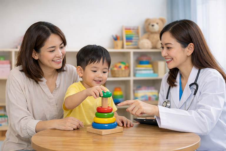 ประเมินพัฒนาการเด็กในคลินิก