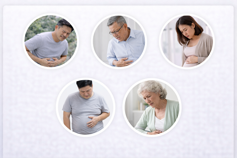 อาการที่ควรมาพบแพทย์และกลุ่มที่ควรพิจารณาผ่าตัดไส้เลื่อน