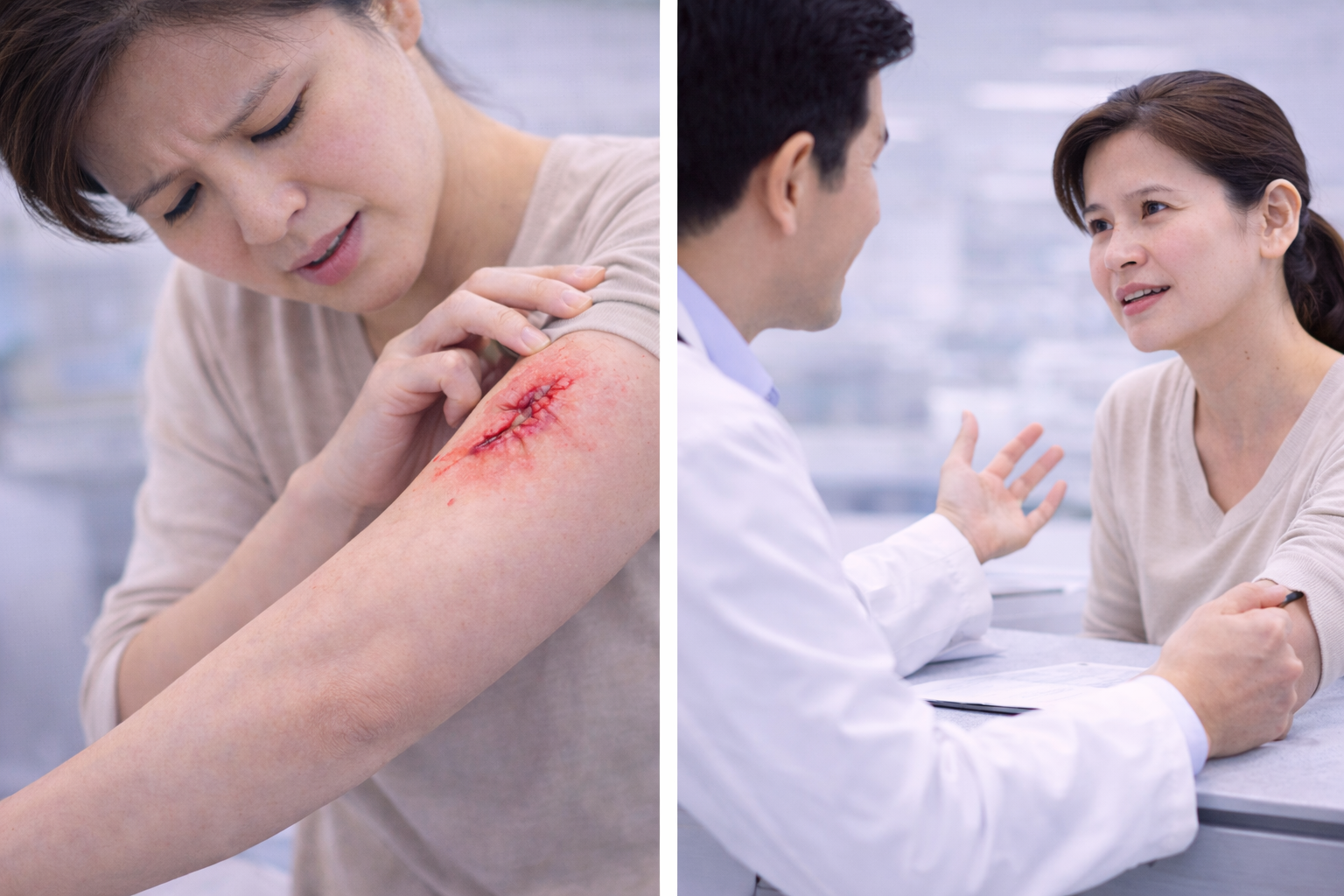 เหมาะกับผู้ที่มีแผลสด แผลลึก เลือดออก หรือบาดแผลจากอุบัติเหตุ