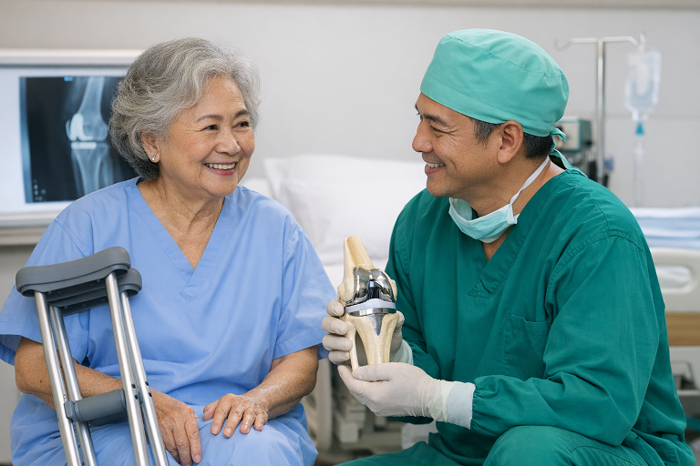 อาการปวดเข่าเวลาเดินและขึ้นลงบันได